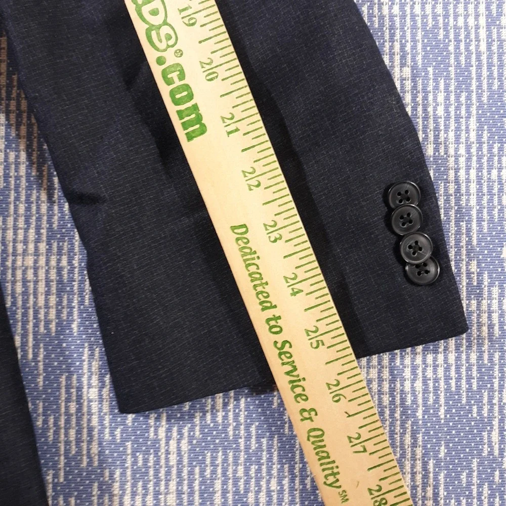 Joseph Abboud Wool Suit Jacket Blazer Mens 50 R Blue Vitale Barberis Canonico